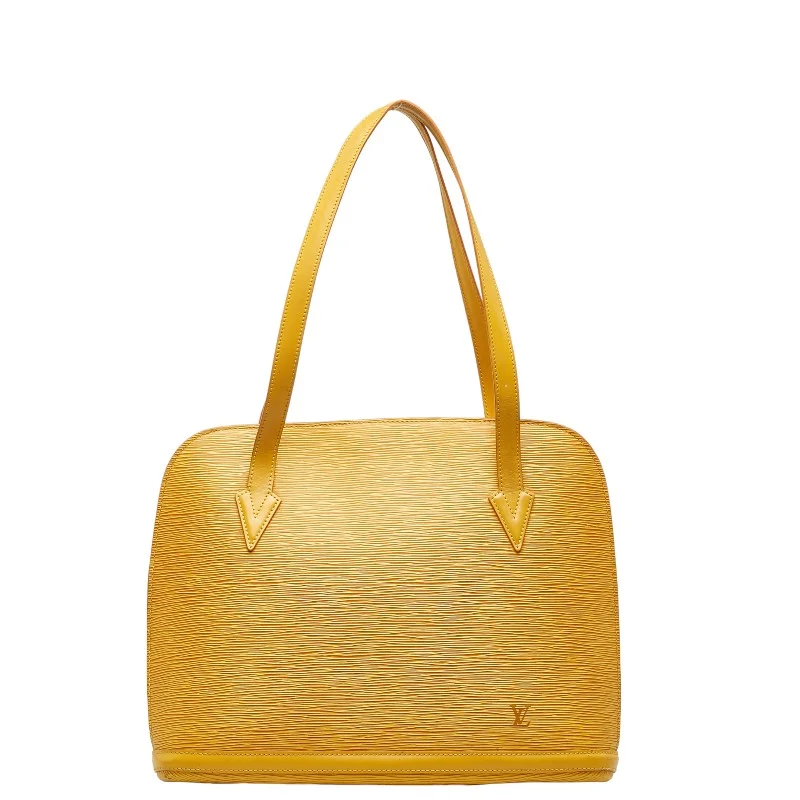 Louis Vuitton Alma bags with a leather - wrapped handle for a luxurious feelLouis Vuitton Louis Vuitton Epic M52289 Shoulder Bag Leather Taxi Yellow