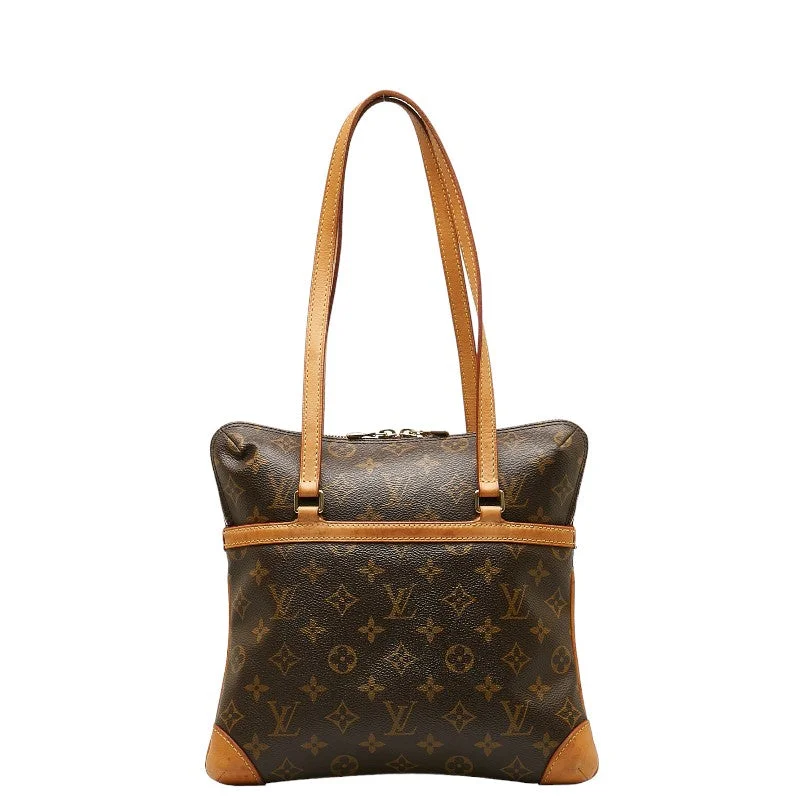 Louis Vuitton bags with a snap - button closure and a decorative charm for styleLouis Vuitton Monogram M51141 Brown PVC Leather  Louis Vuitton