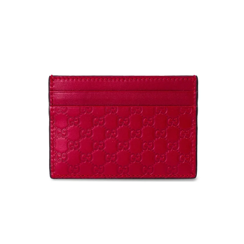 Vintage-inspired handbagsGucci Guccissima Signature Card Holder