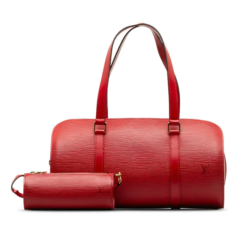 Louis Vuitton backpacks with a padded laptop compartment for travelLouis Vuitton Epi Suffro Handbag M52227 Castilian Red Leather  Louis Vuitton