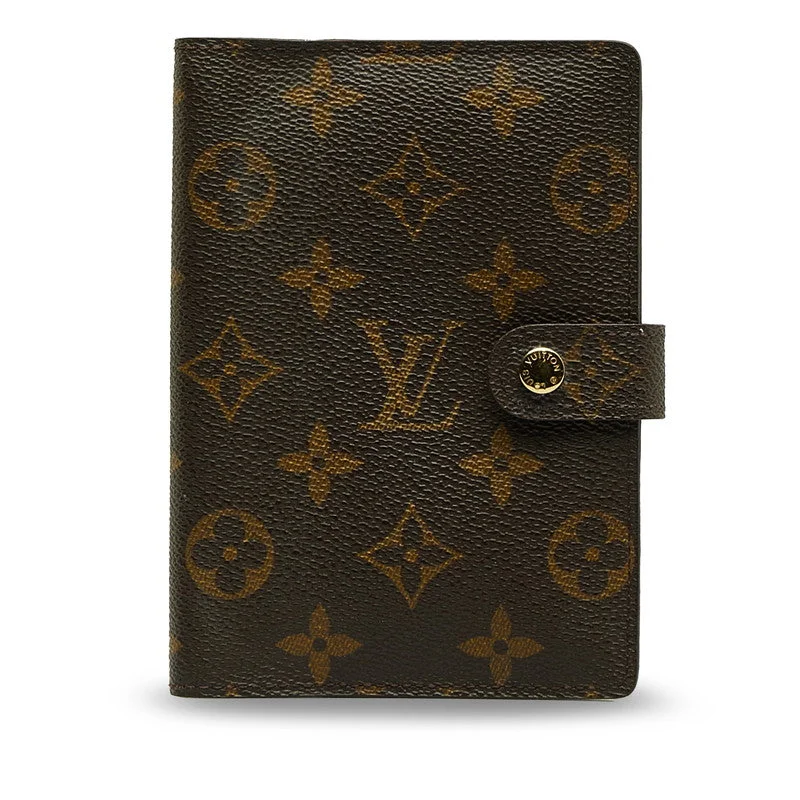 Ladies Louis Vuitton handbags with a detachable coin purse insideLOUIS VUITTON Agenda PM in Monogram R20005