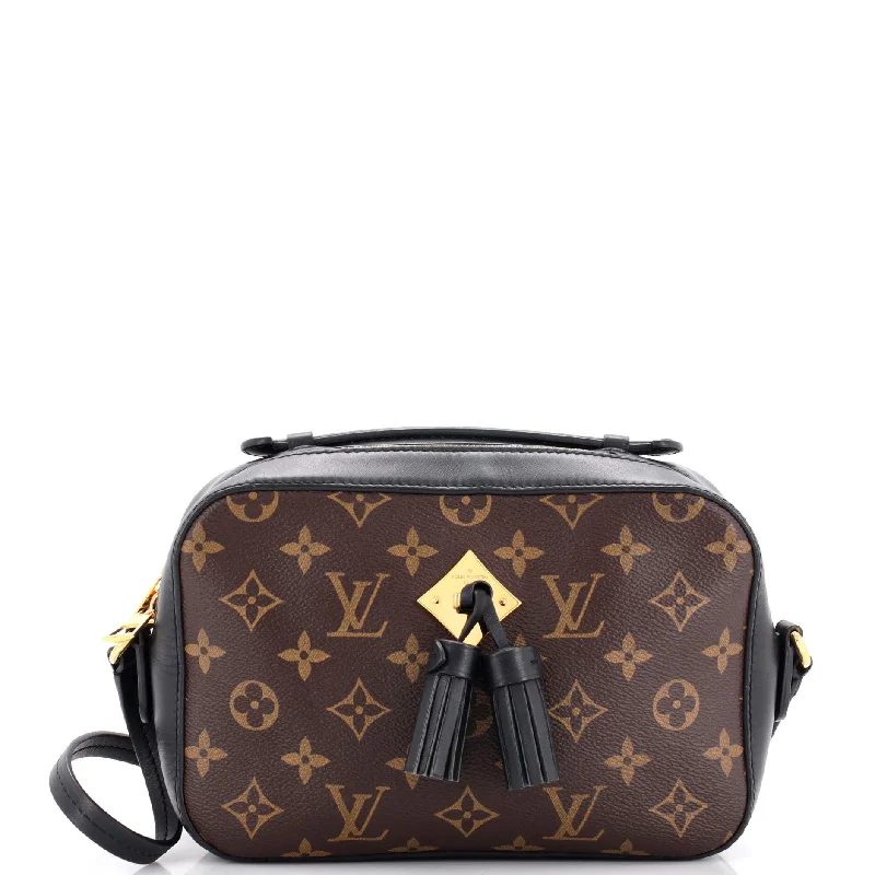 High-quality leather messenger bagsSaintonge Handbag Monogram Canvas with Leather