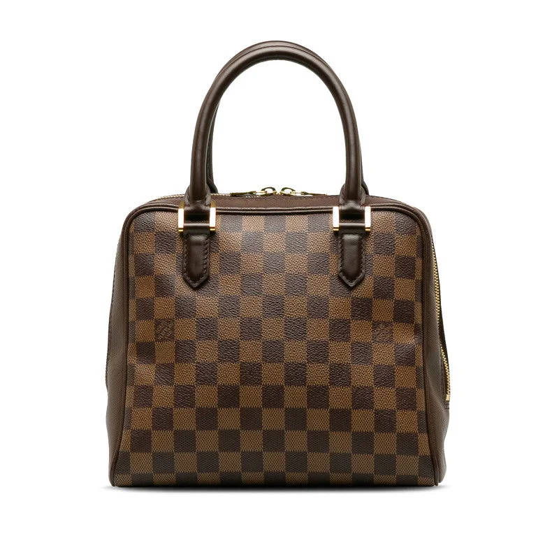 Louis Vuitton bags with a magnetic snap closure for easy accessLouis Vuitton Louis Vuitton Damière N51150 Handbag PVC/Leather Brown