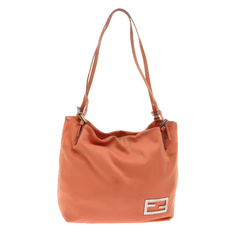 Ladies Fendi Peekaboo bags with a textured leather surface for a more tactile and luxurious feelFENDI Shoulder Bag Nylon Orange  bs8046