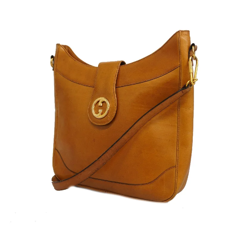 Elegant clutch bags for weddingsGucci Shoulder Bag Old Gucci Women's Leather Shoulder Bag Brown