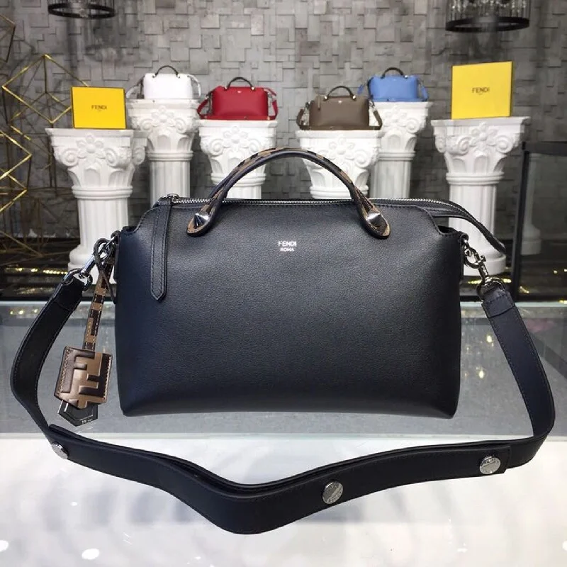 Fendi bags with a patent - leather finish for a shiny and sophisticated appearanceFendi By The Way Medium Black