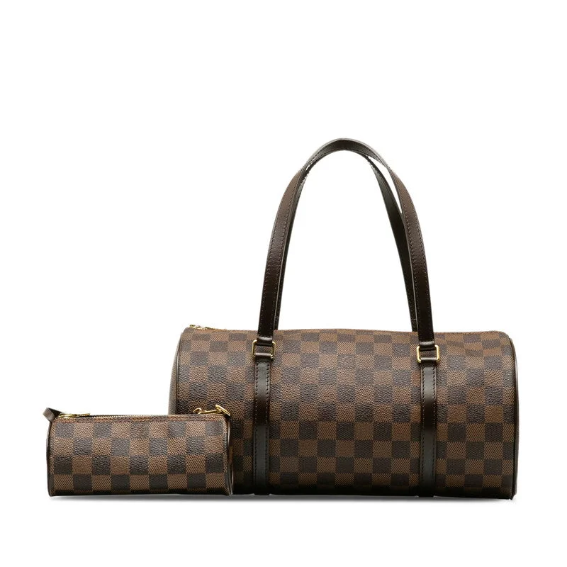 Louis Vuitton Alma bags featuring the signature top - handle designLouis Vuitton Damière Papillon 30 Handbag N41210 Eve Brown PVC Leather  Louis Vuitton