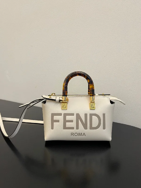 Fendi Baguette bags in a limited - edition colorway for a rare and exclusive lookFendi By The Way White Mini Bag For Woman 17cm/6.5in