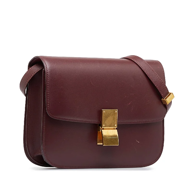 Two - Tone Celine Bags for a Modern and Stylish AppearanceCeline Medium Classic Box Crossbody Bag