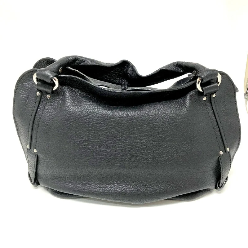 Versatile Celine Convertible Bags for Different OccasionsCeline Shoulder Bag Bitter Sweet Leather Black Silver Metal Fittings Women's