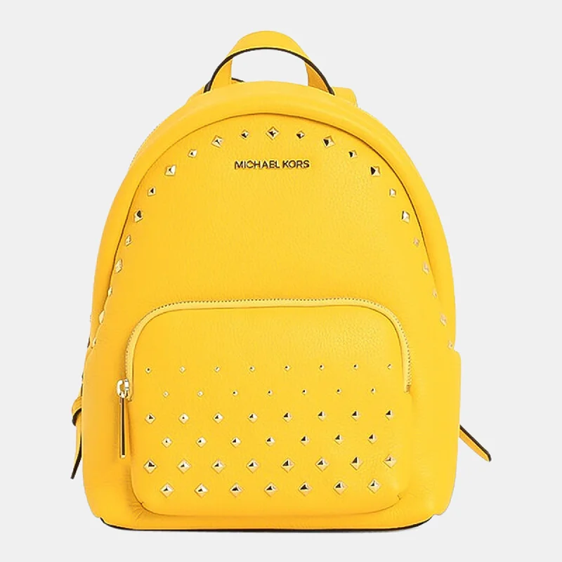 Yellow Leather Backpack