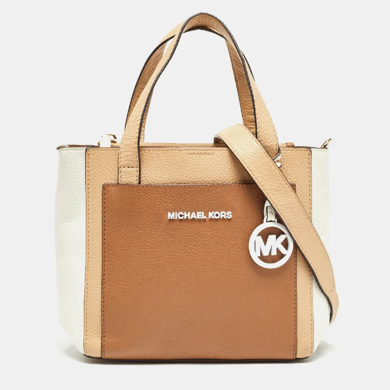 Michael Michael Kors Bags for charity fundraisers in a sophisticated and giving - spirit styleTricolor Leather Small Gemma Tote