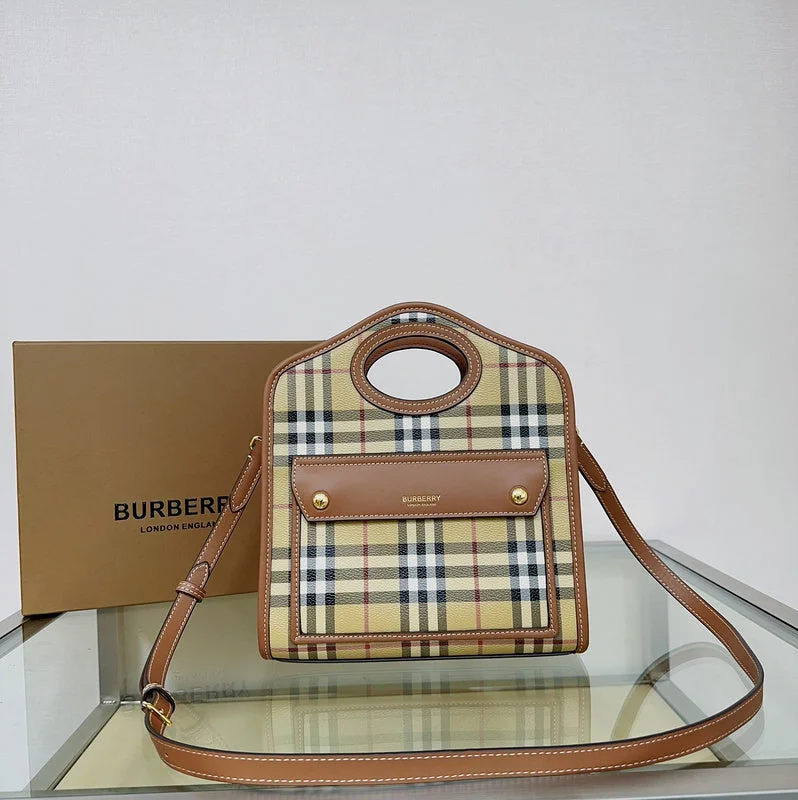 Soft Leather Burberry Duffel Bags for Weekend TripsWF - Burberry Bags - 071