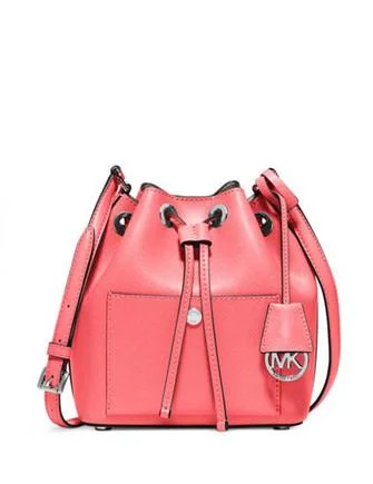 large capacity Michael Michael Kors tote bags for weekend getawaysMichael Michael Kors Greenwich Small Bucket Bag