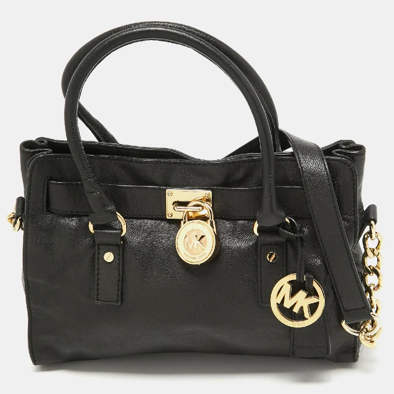 Michael Michael Kors Bags for meditation retreats in a simple and peaceful designMICHAEL Black Saffiano Leather Hamilton East West Tote