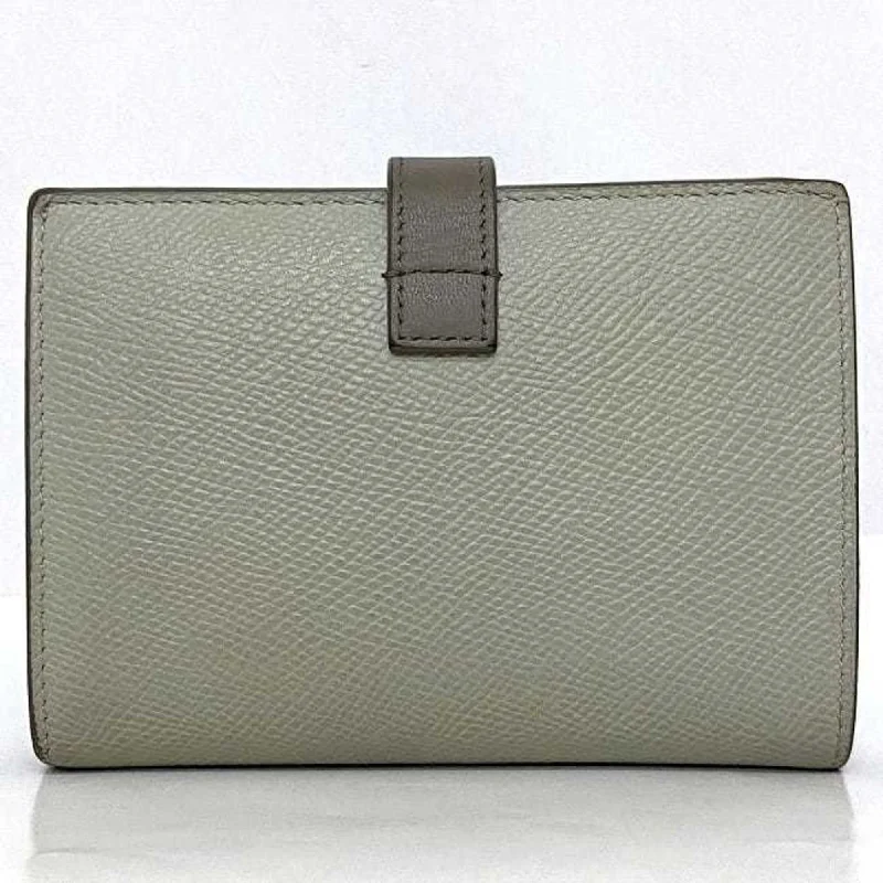 Sustainable Celine Bags Using Eco - Friendly MaterialsCeline wallet medium strap gray 10B64 3BRU 30VL folio leather  bicolor smoky color ladies