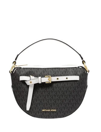 Michael Michael Kors Bags for cruise vacations with a nautical - inspired lookMichael Michael Kors Emilia Medium Logo Shoulder Bag