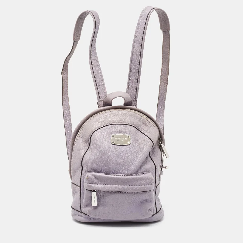 Michael Michael Kors Bags with gold - tone hardware for a touch of luxuryLavender Leather Mini Backpack