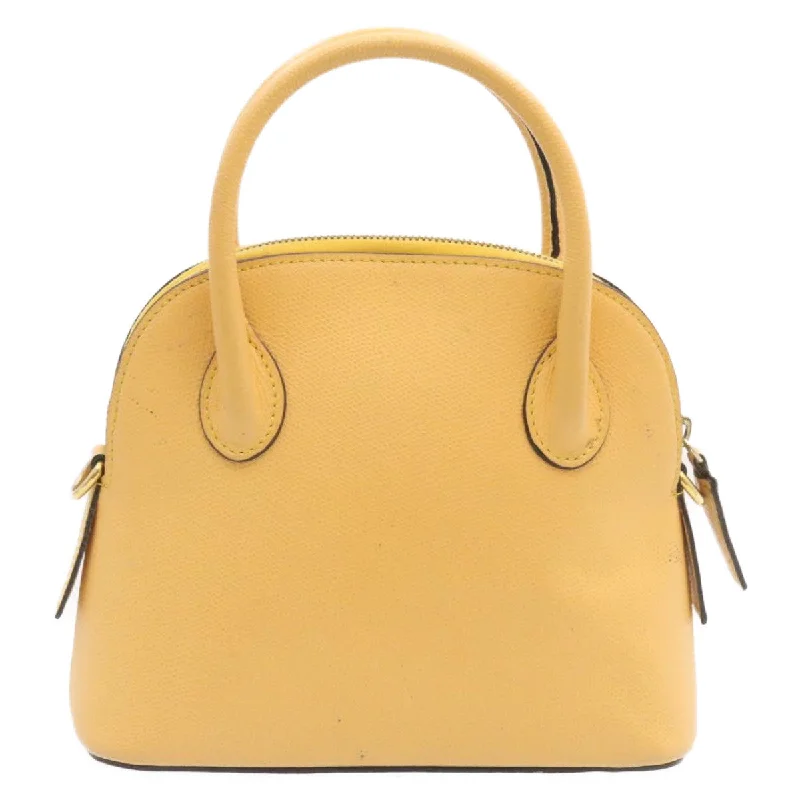 Monogrammed Celine Bags for a Personalized TouchCeline 2Way Hand Bag Shoulder Bag Caviar Skin Yellow  am1494s