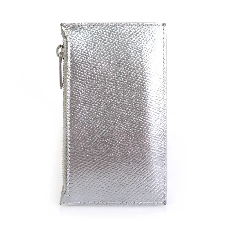 Designer Celine Bags for Fashion - Forward IndividualsCeline coin case leather silver unisex h29458g