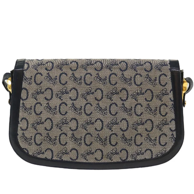 Pattern - Mixing Celine Bags for a Trendy and Edgy LookCeline C Macadam Canvas Horse Carriage Shoulder Bag Navy  39948