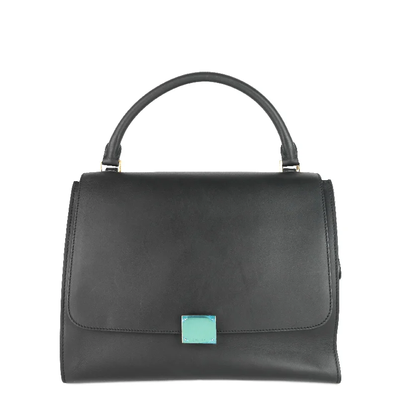 Affordable Replica - Style Celine BagsCeline Trapeze Calfskin Leather and Suede Bag