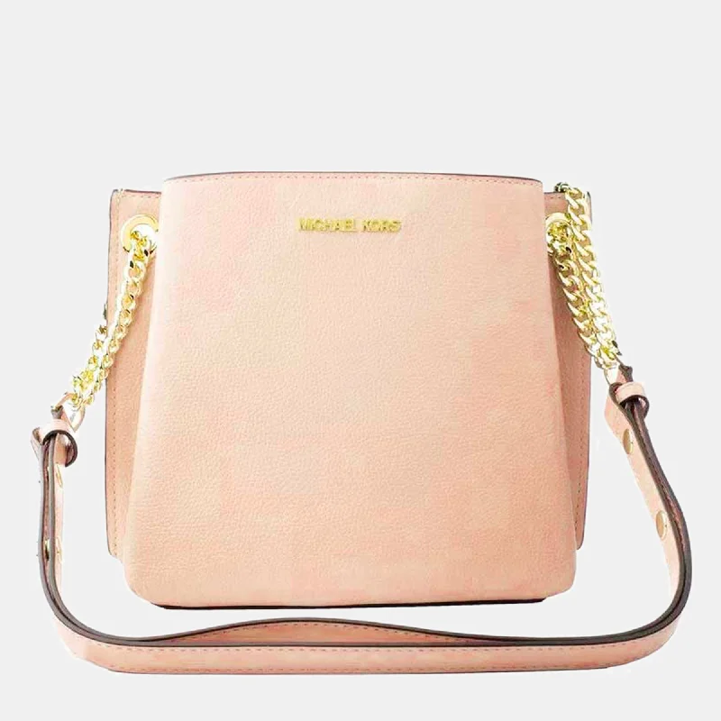 Michael Michael Kors Bags for product launches to match the brand's imagePowder Blush Leather Small Teagan Crossbody Bag