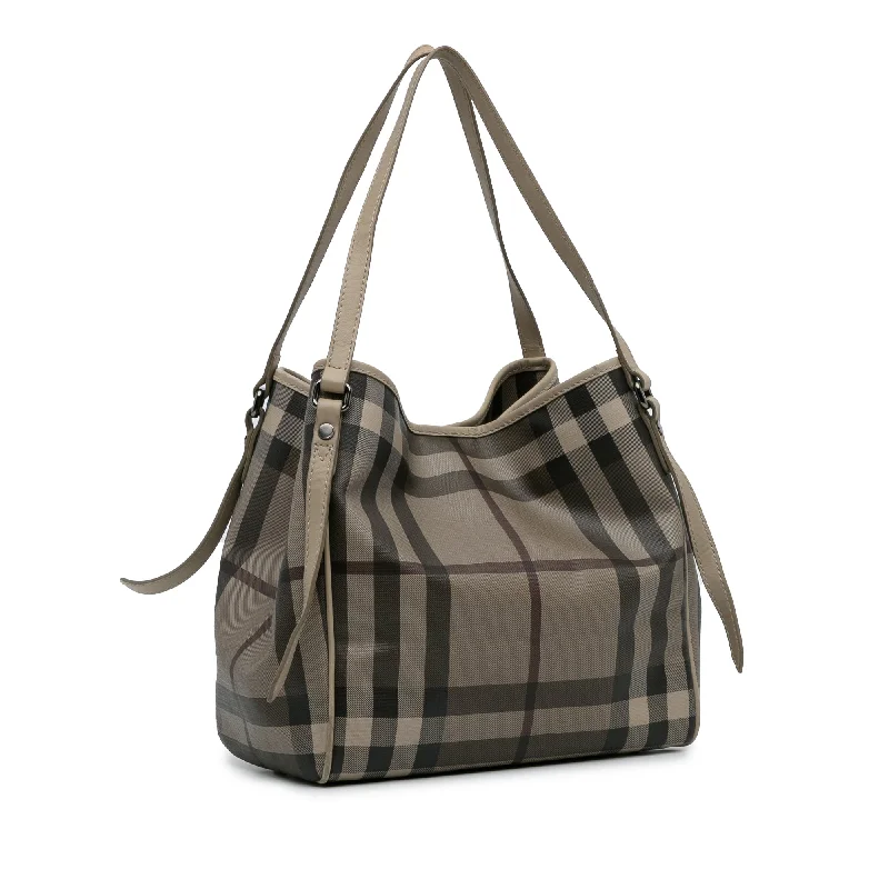 Functional Burberry Diaper Bags for New MomsBrown Burberry Smoked Check Canterbury Tote