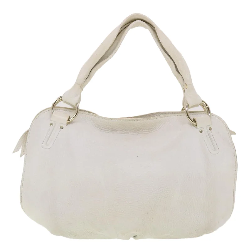 Oversized Celine Bags for a Fashionable and Practical StatementCeline Shoulder Bag Leather White PP-SA-1027  th3524