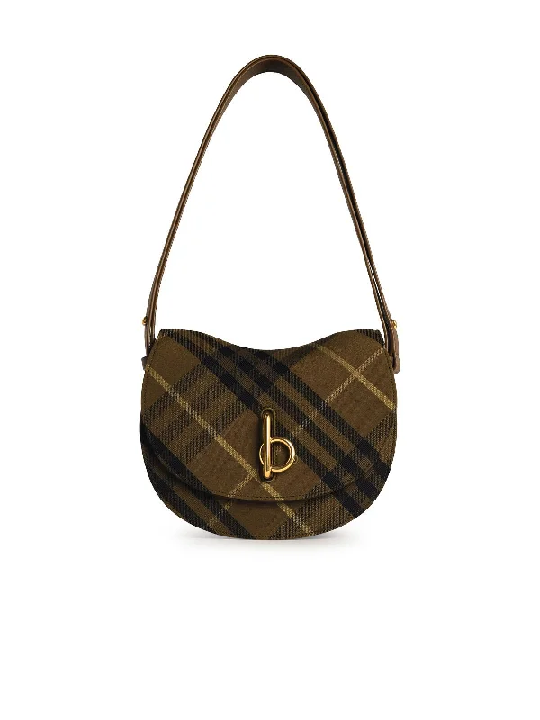 Limited Edition Burberry Bags for CollectorsBurberry 'Rocking Horse' Green Polyester Blend Crossbody Bag Women