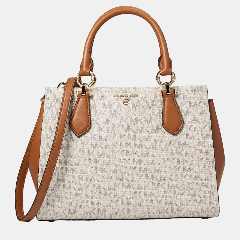 Michael Michael Kors Bags for baby showers in a cute and elegant designVanila Leather Satchel