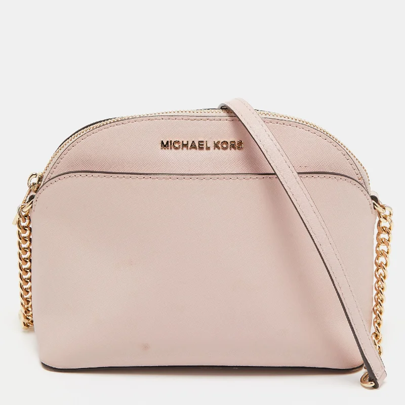 Michael Michael Kors Bags for award shows to complete the look of the attendeesPink Leather Emmy Crossbody Bag