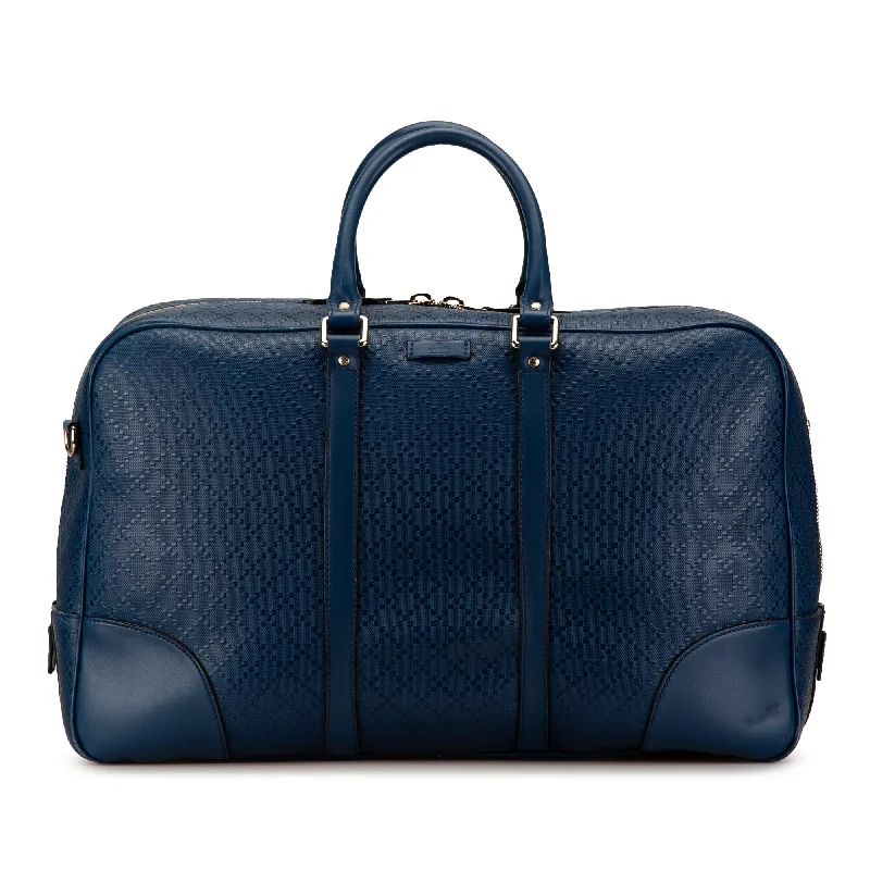 Celine Bags with Adjustable Shoulder Straps for All - Day ComfortBlue Gucci Bright Diamante Leather Travel Bag