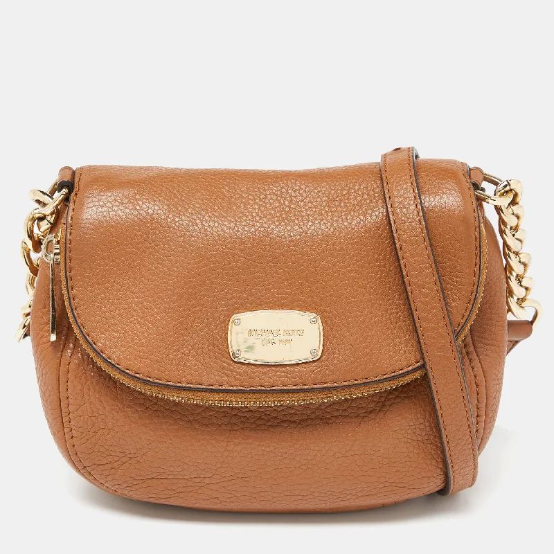 Michael Michael Kors picnic bags for outdoor lunchesBrown  Leather Bedford Crossbody Bag