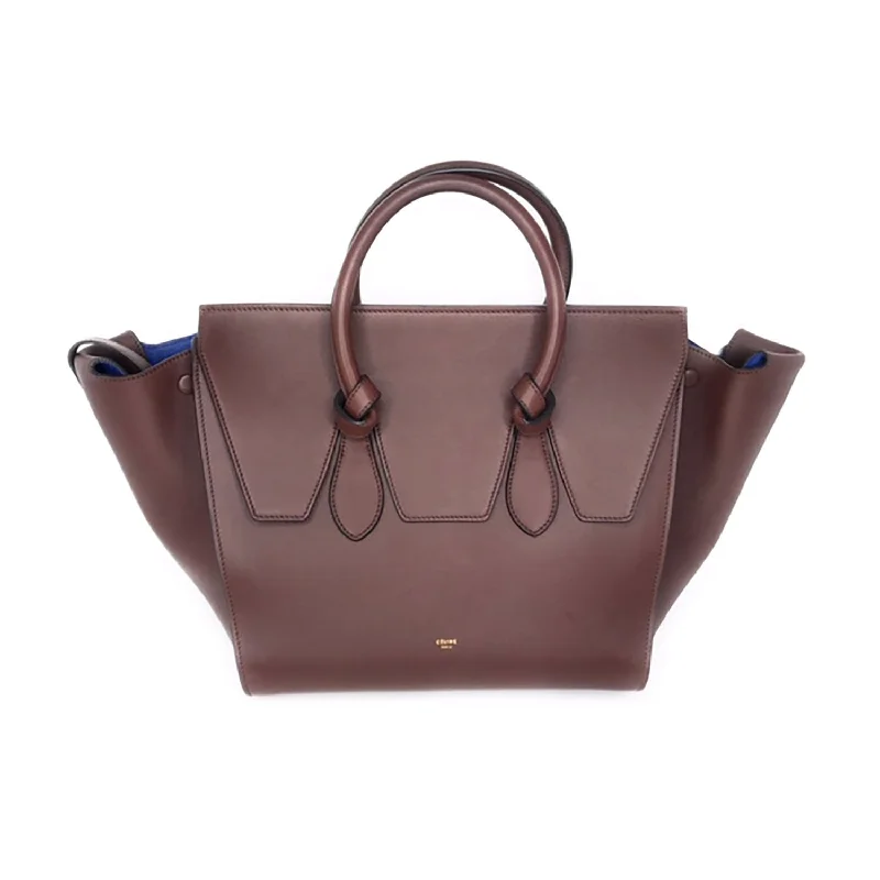 Limited Edition Celine Bags for Fashion CollectorsCeline Smooth Calfskin Tie Handbag Chocolate