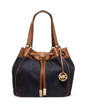 Michael Michael Kors Bags with gold - tone hardware for a touch of luxuryMichael Michael Kors Marina Large Drawstring Tote