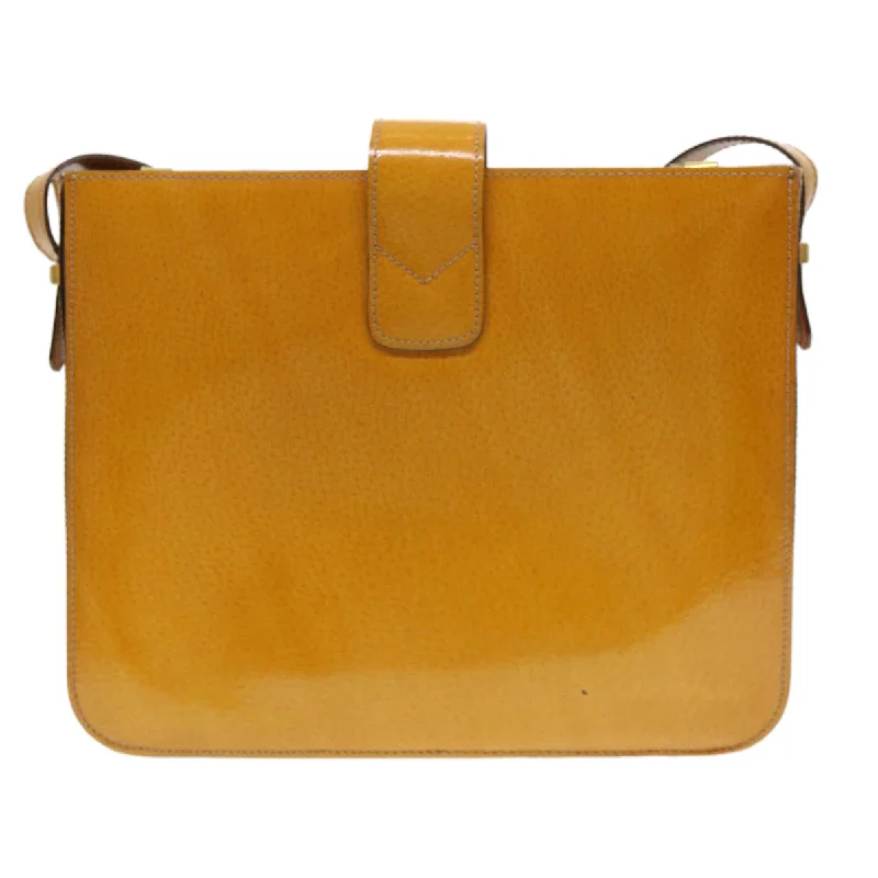 Minimalist Celine Bags for a Sleek and Chic LookCeline Shoulder Bag Enamel Yellow  39621