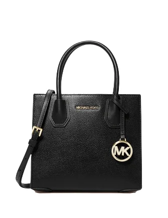 animal - print Michael Michael Kors satchels for a bold fashion statementMichael Michael Kors Mercer Medium Pebbled Leather Crossbody Bag