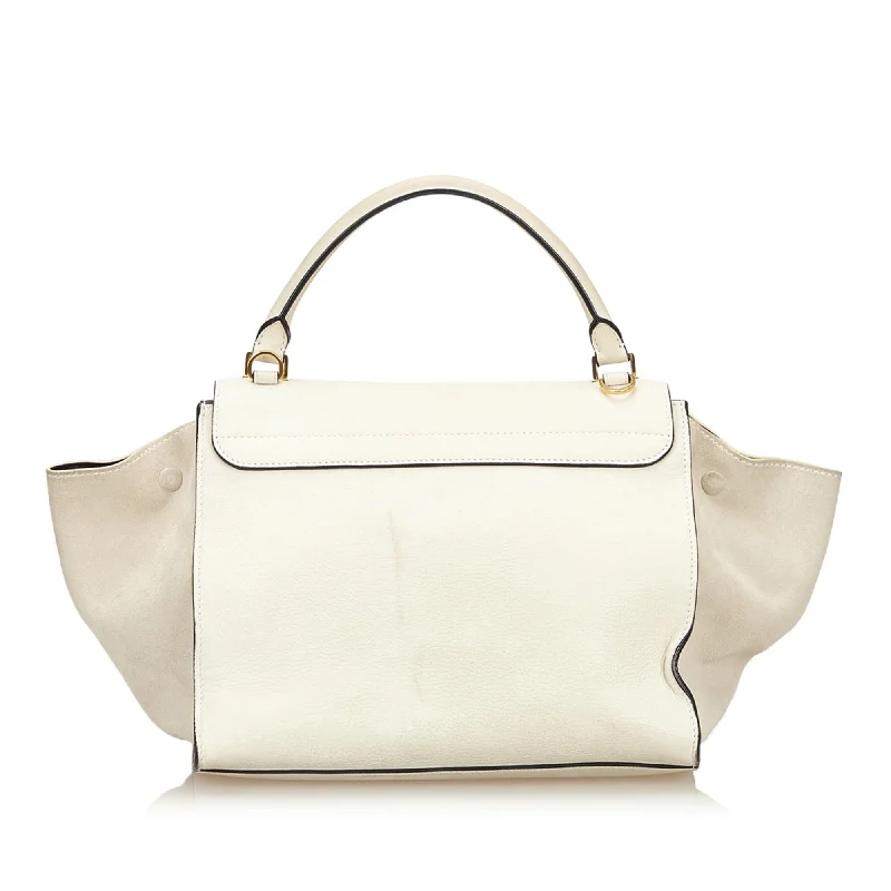 Versatile Celine Convertible Bags for Different OccasionsCeline Trapeze Suede and Calf Leather Bag