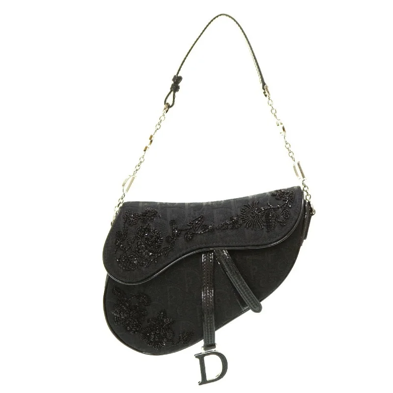 Christian Dior handbags with a back - pocket for quick storageDior Saddle Shoulder Bag