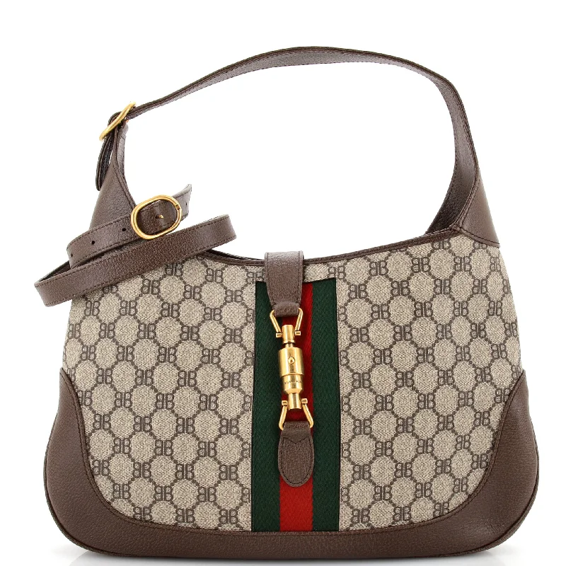 Trendsetting Christian Dior crossbody bags with a colorful strapx Gucci The Hacker Project Jackie 1961 Hobo BB Coated Canvas Medium