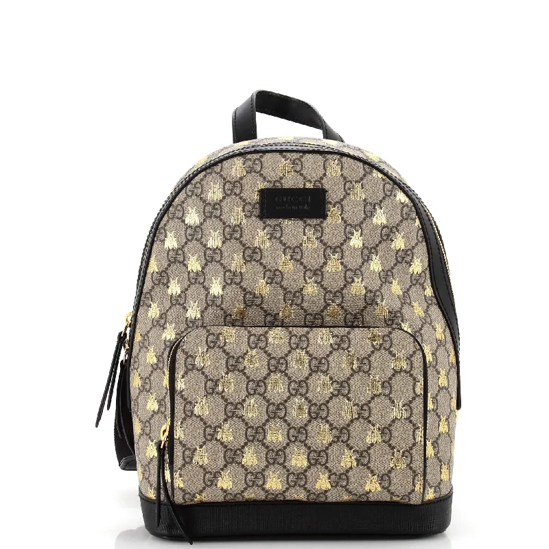 Stylish Christian Dior shoulder bags with a tassel - adorned zipperZip Pocket Backpack Printed GG Coated Canvas Small