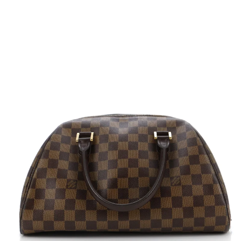 Christian Dior handbags with a snap - button closure and a decorative buckleRibera Handbag Damier MM