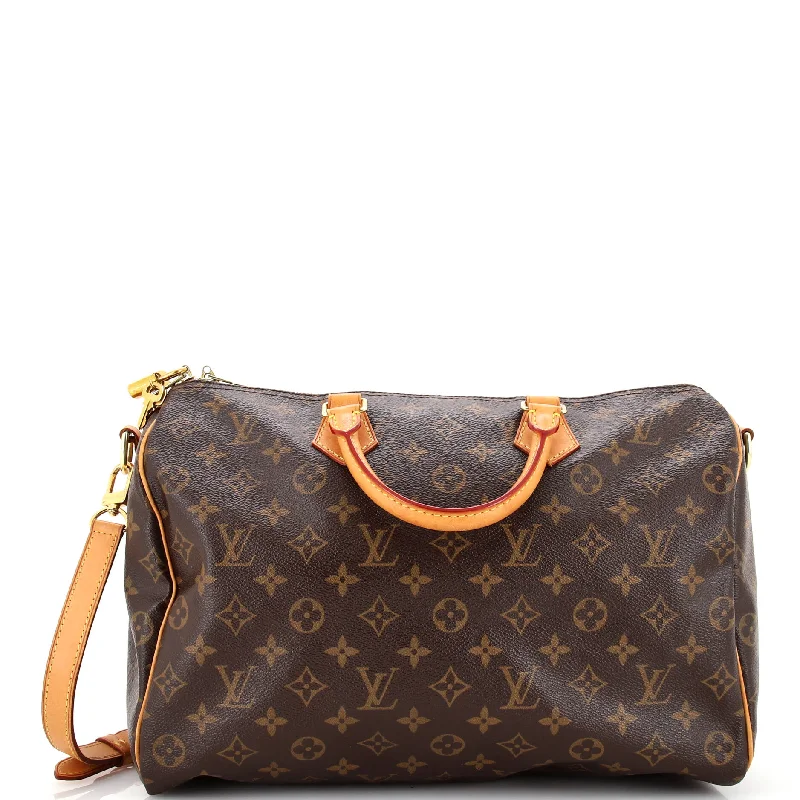 High - fashion Christian Dior bags with a geometric patternSpeedy Bandouliere Bag Monogram Canvas 35